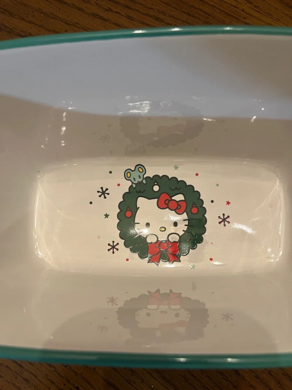 Hello Kitty Christmas‎ Ceramic Loaf Pan, new